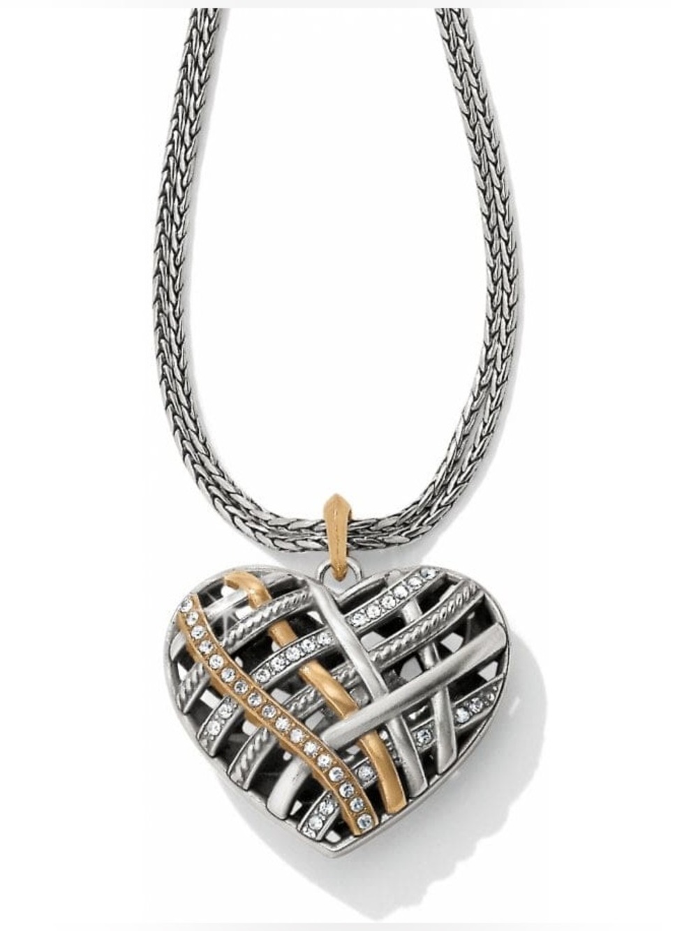 Brighton Neptune's Rings Convertible Reversible Heart necklace - Picture 3 of 13